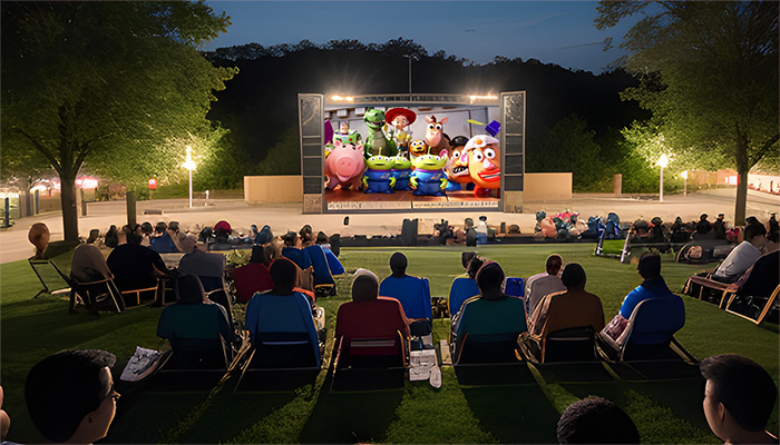 HOA LED Movie Night Rental