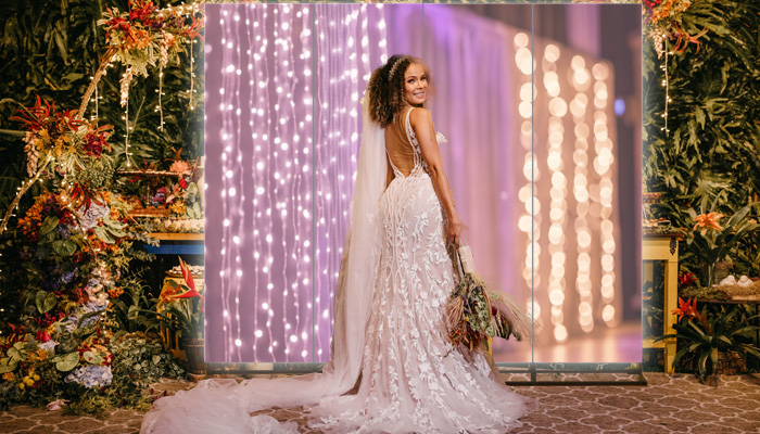 Wedding LED Rentals Backdrop