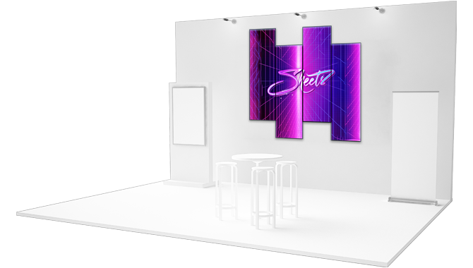 Customized LED booth