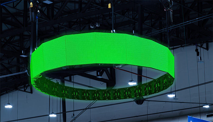 Rigged Overhead LED Ring Rental